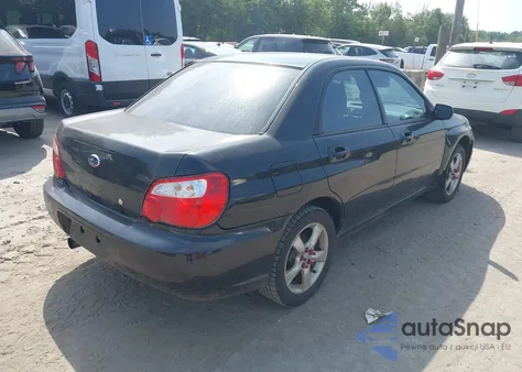 2006 Subaru Impreza 2.5I z USA, uszkodzony, nr VIN JF1GD67686G507346